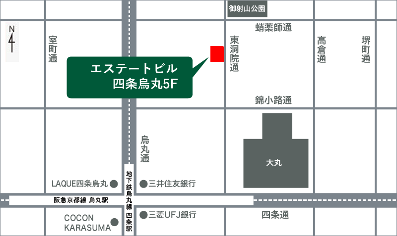 アクセスマップAccess map 最寄駅